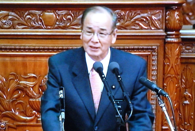 鈴木克昌氏、不信任案賛成討論