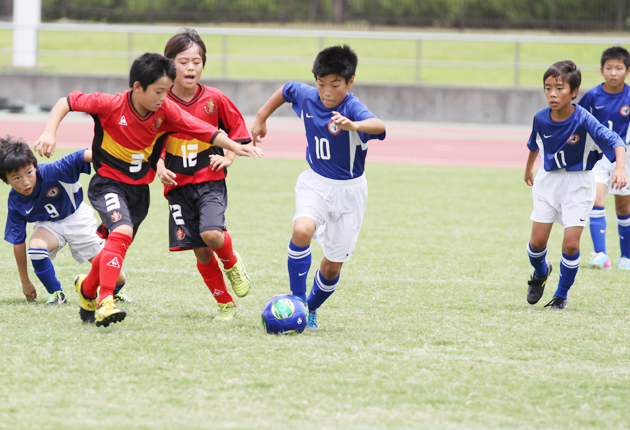 サッカーｊａチビリンピック県大会 東日新聞
