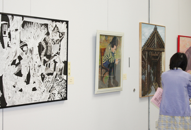 絵画と彫刻作品入賞者決まる