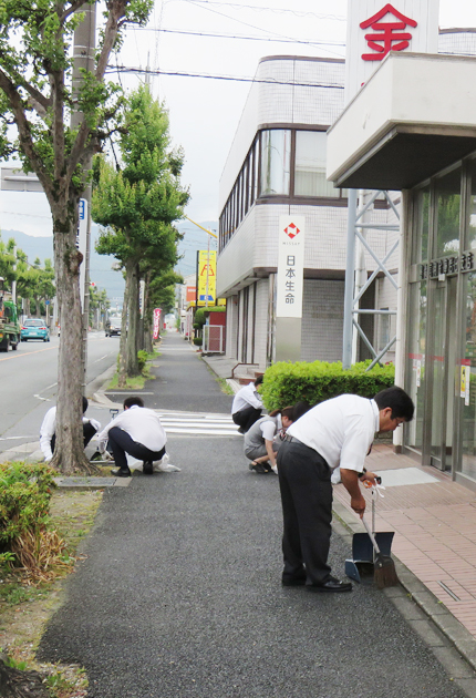 店舗周辺で530運動