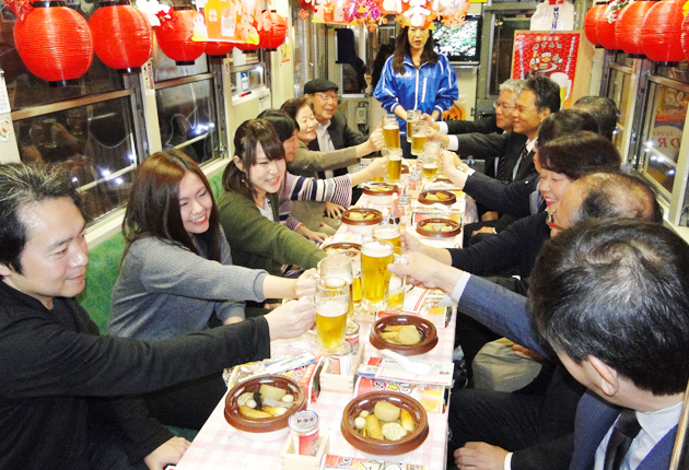 おでんしゃ今年も大人気 東日新聞