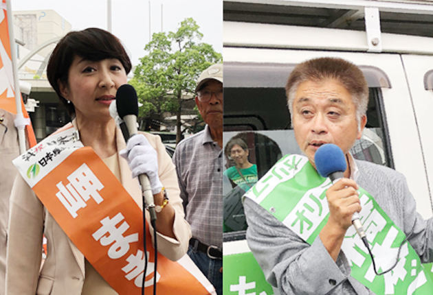 岬麻紀 橋本勉候補が豊橋入り 東日新聞 岬麻紀 橋本勉候補が豊橋入り 東日新聞