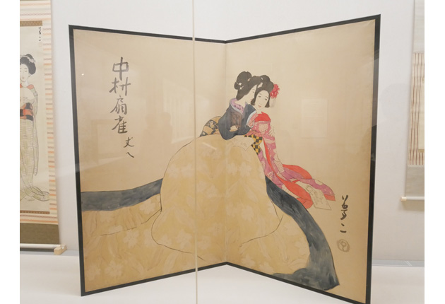 真筆、香魚、松浦満、肉筆画、 絵画