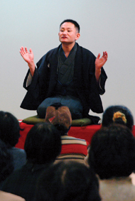 桂文月さん地元で落語会