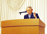 豊橋ＪＣ例会でキリンビール元社長佐藤安弘氏が講演